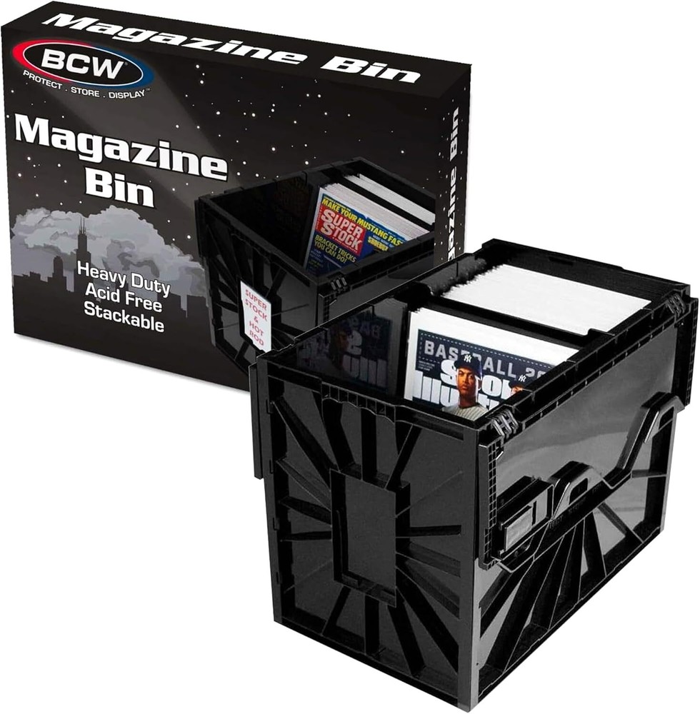 BCW Magazine Document & Comic Book Storage Bins | Durable Magazine Bin | Magazin