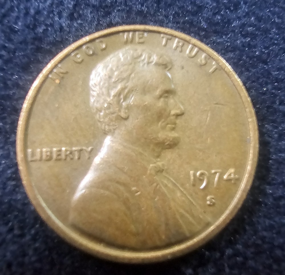 1974 S Lincoln Cent ~ Rare Penny.