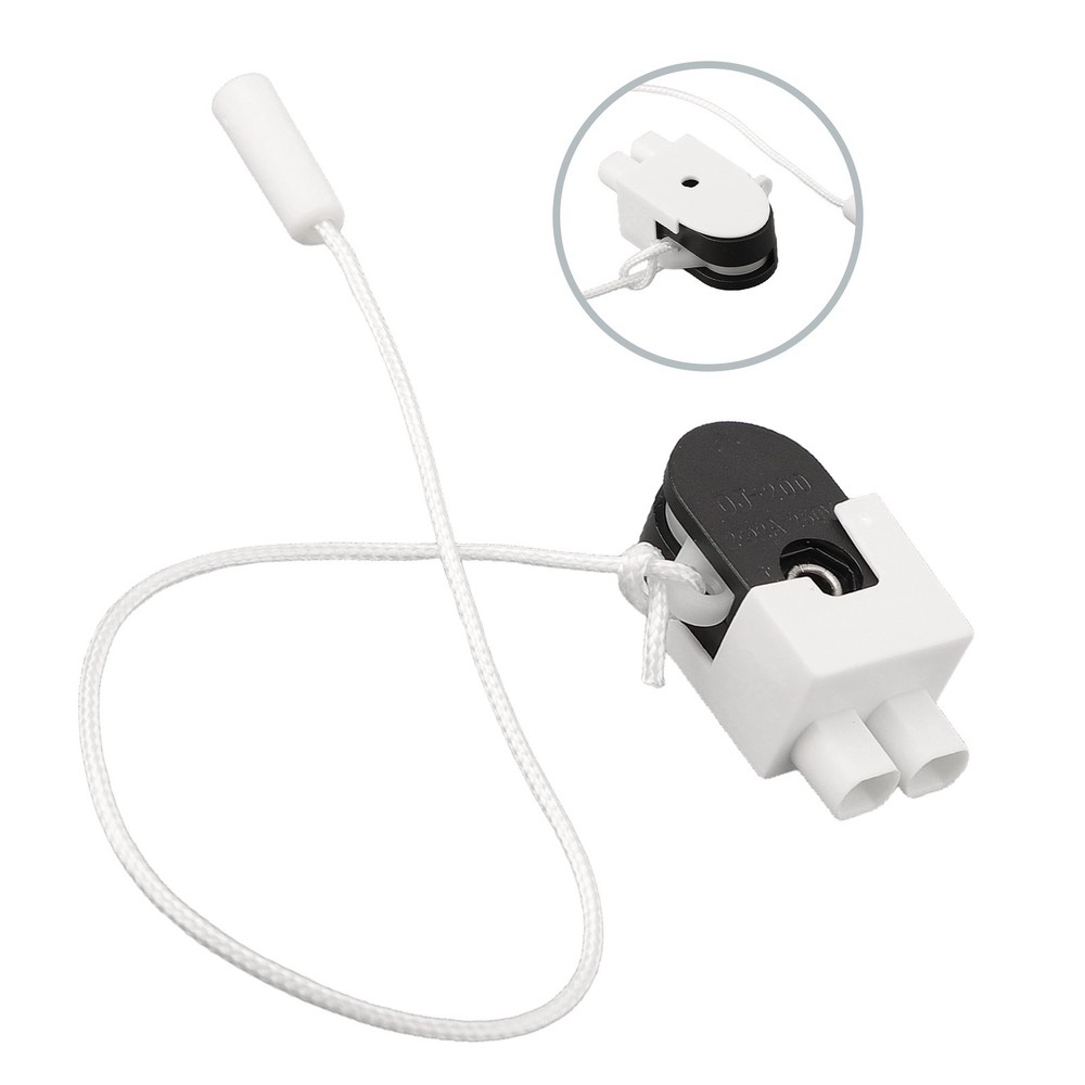 Efficiently control your lights with the easy to use rotating cord pull switch