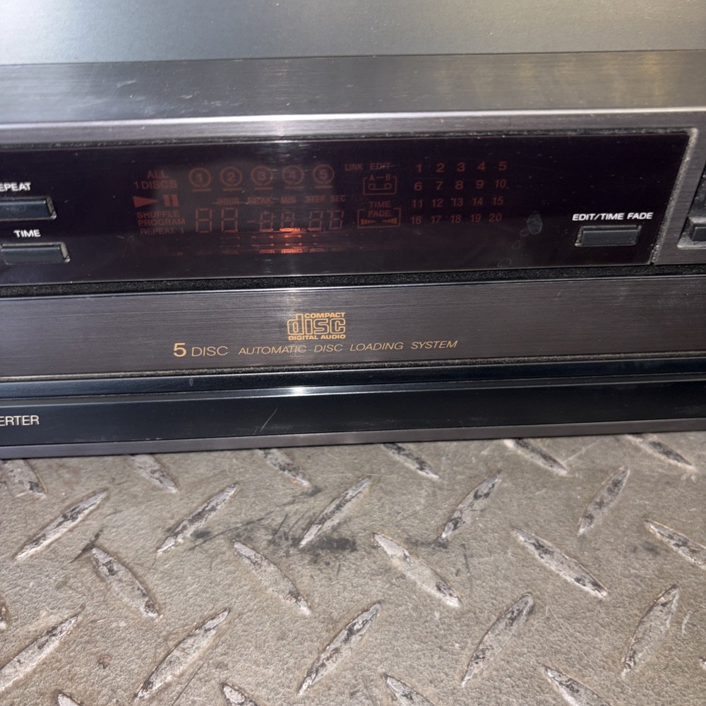 Sony CDP-CE215 CD Changer 5 Compact Disc Player _ UNTESTED