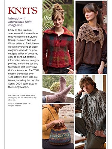 Interweave Knits 2004 Collection CD NEW