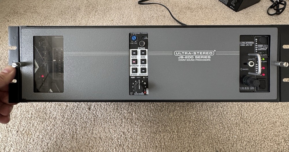 Vintage Ultra Stereo Labs 35mm Sound Processor Model JS-200 With Several Modules