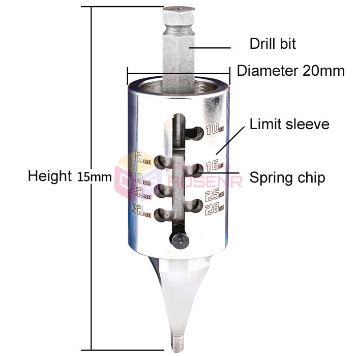T-type Hole Puller WK-T800 Copper Pipe Branch Pipe Reamer Refrigeration tools
