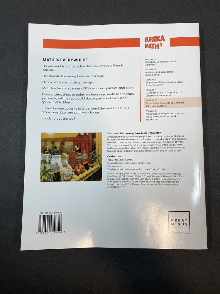 Eureka Math Squared Grade 1 Module 5 ***NEW WORKBOOK