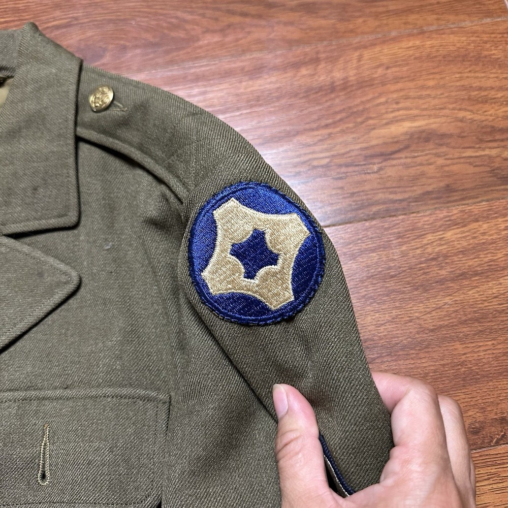 WWII U.S. Army 4th Service Jacket Goodall Co Technical Sergeant Flap Pocket