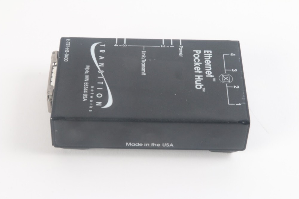 Transition Networks E-TBT-HB-0400 Ethernet Pocket Hub