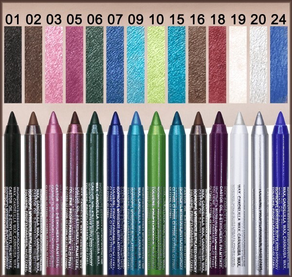 NEW Professional Waterproof EyeLiner Eye Shadow by Davis Comes with Sharpener