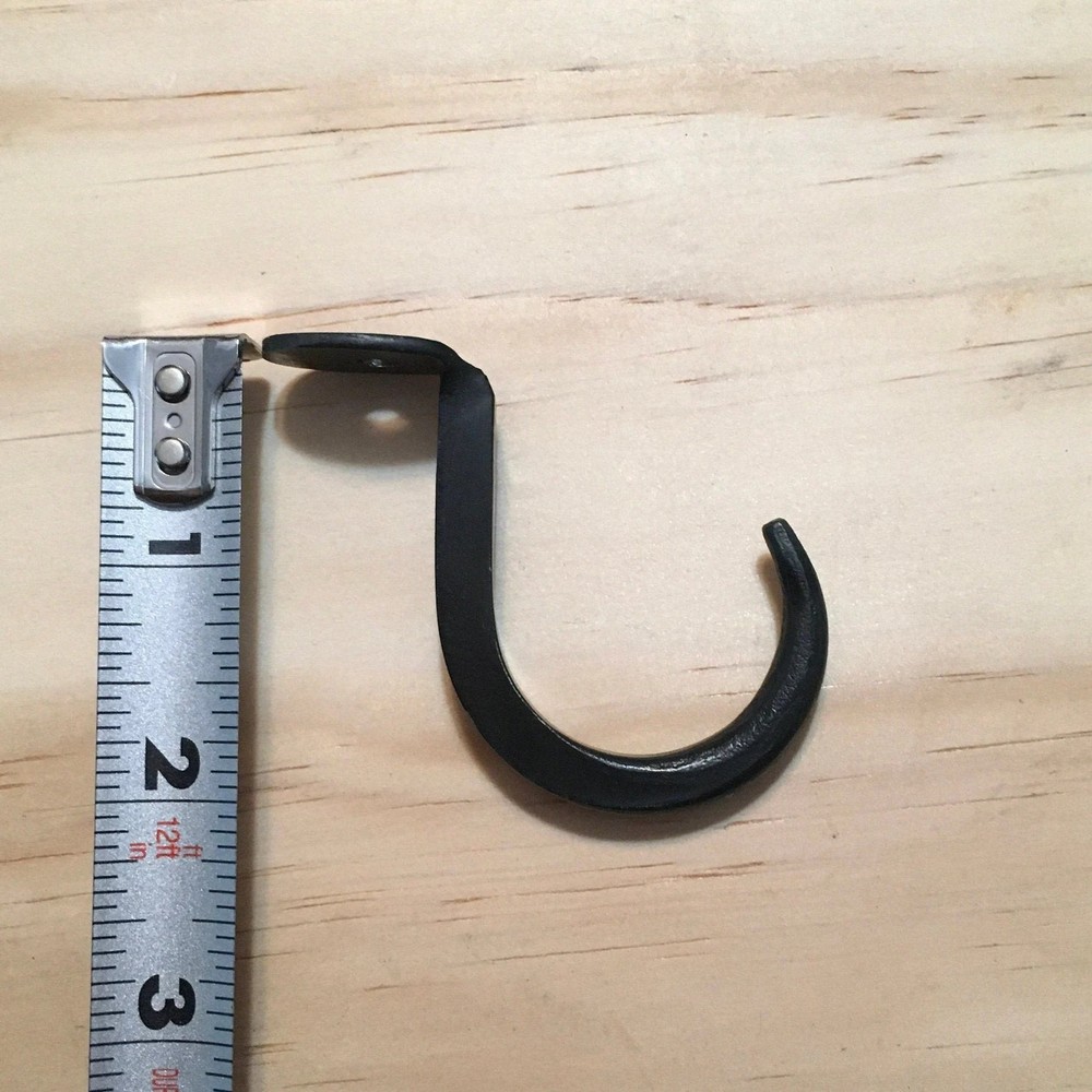 Hand forged under the counter coffee cup hook