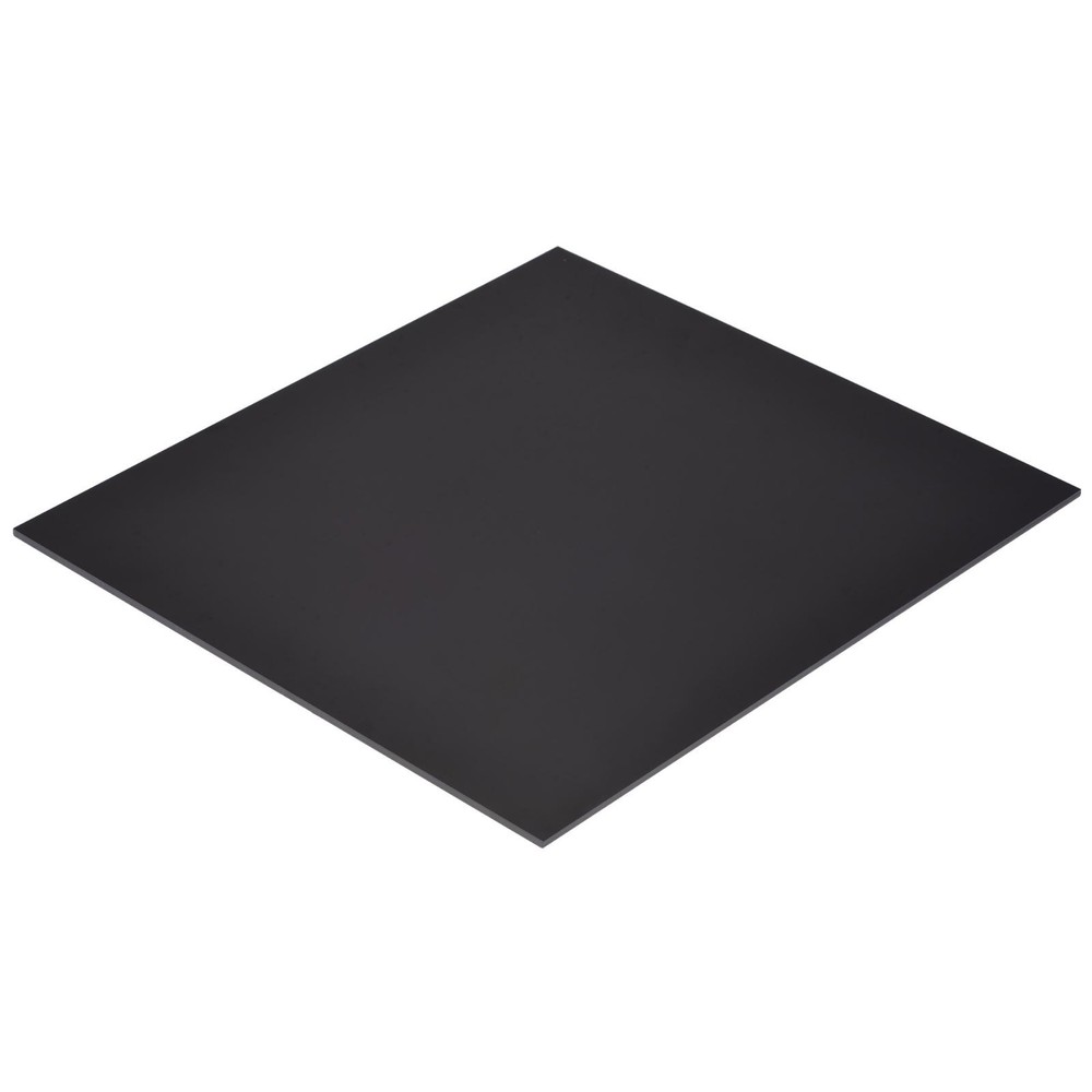 Black ABS plastic sheet 12x12x0.12 inches, panel