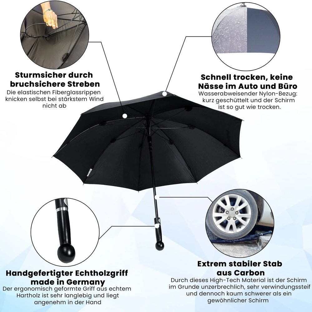 Security Umbrella men "Standard" knob handle/tactical umbrella