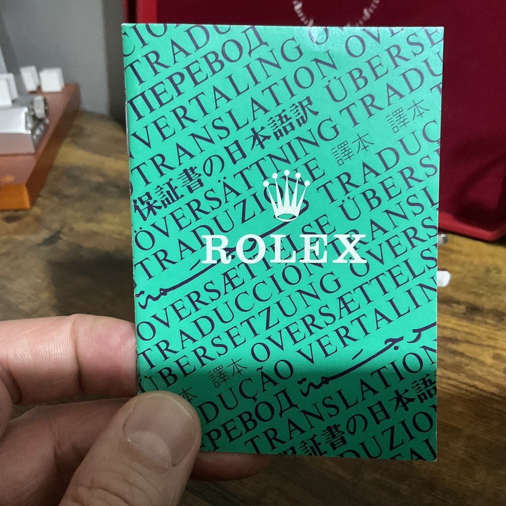 Rolex Garantee Booklet