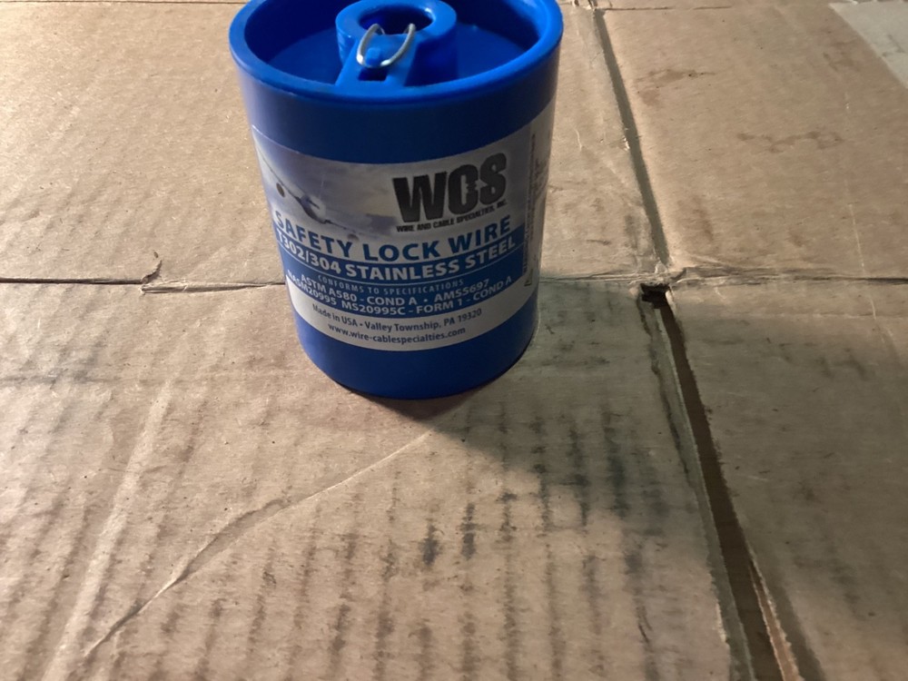 Aircraft Tool Supply Safety Lock Wire (.032) One Pound Spool