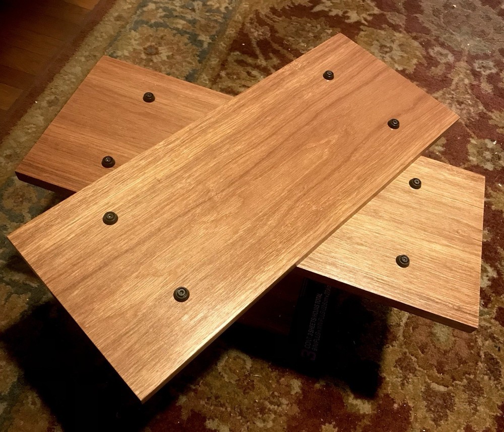 Otari MX5050 Custom Side Covers (Solid Macacauba) and hardware.