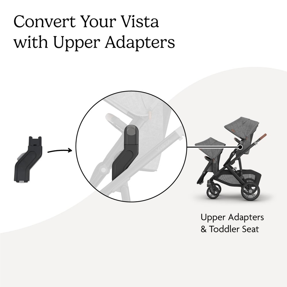Upper Adapter for Vista Strollers - Effortless Attachment for Comfortable Rides