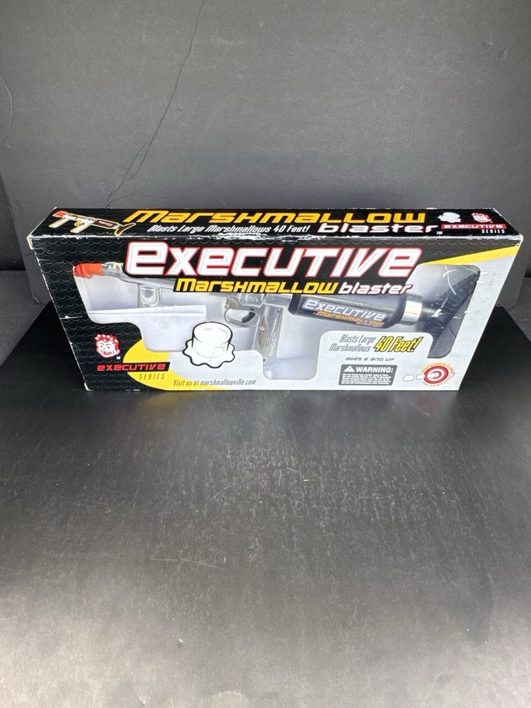 Executive Marshmallow Blaster – Shoots Large Marshmallows 40 Ft – Pre-Owned