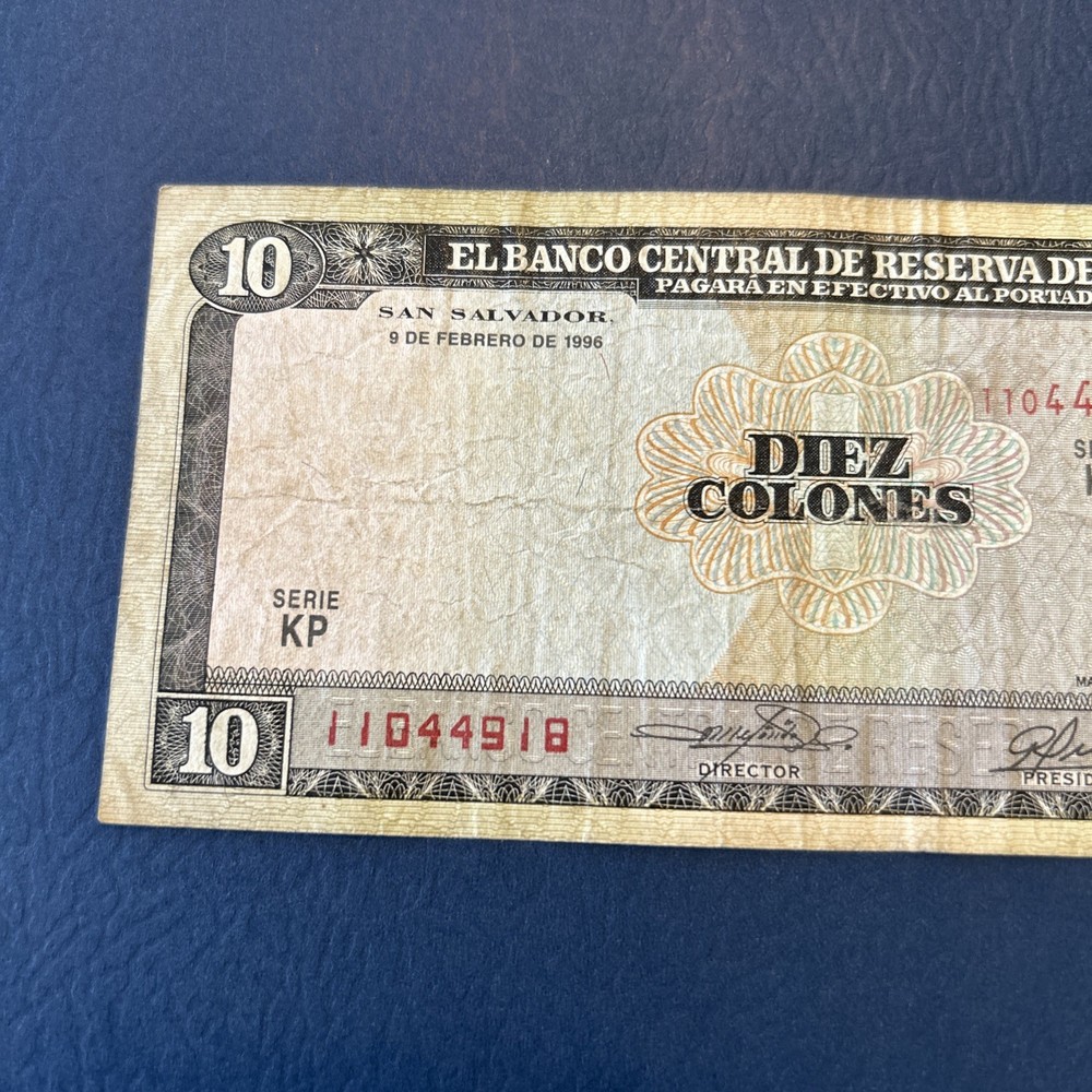 El Salvador-10 Colones-1996