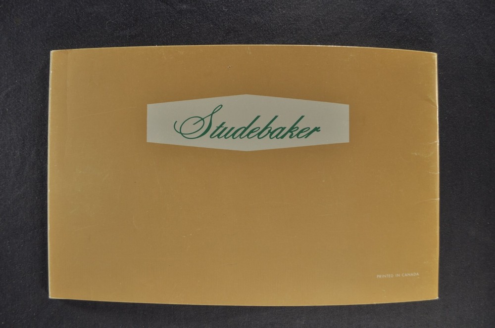 1966 Studebaker Owners Manual Guide Daytona Cruiser Commander Wagonaire 66