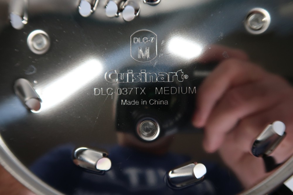 CUISINART Food Processor Replacement Discs Stem Dough Slicing Blades Sharp