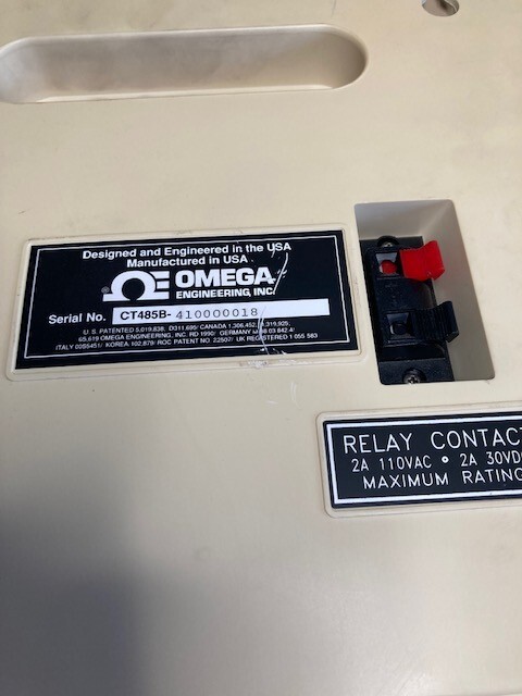 Omega CT485B Temperature & Humidity Portable Chart Recorder