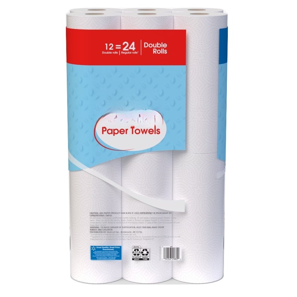 Everyday Strong Paper Towels, 12 Double Rolls