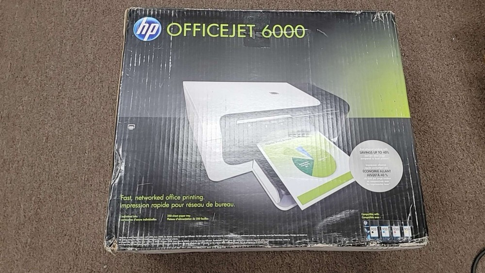 HP OfficeJet 6000 Wireless Inkjet Printer E609a CB051A