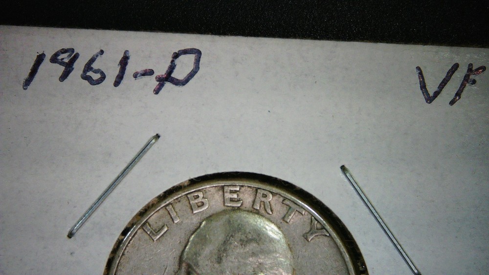1961-D 90% Silver Washington Quarter