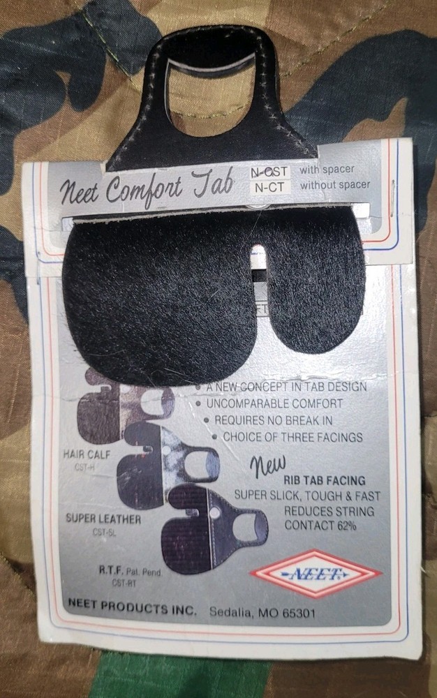 Neet Archery Comfort Tab Both Left Hand Large Black Traditional Archery