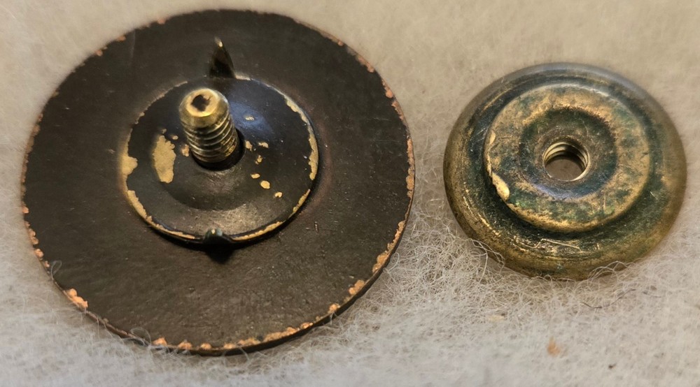 WW1 US Electrician Collar Disc with nut