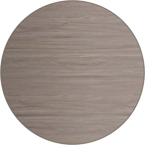 30'' Round Restaurant Table Top with Ash Laminate Top Finish