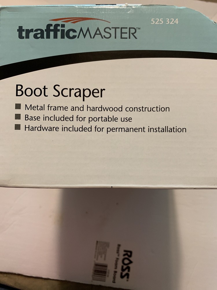Boot Scraper Scrubber by Traffic Master 525 324 Brand New Never Opened