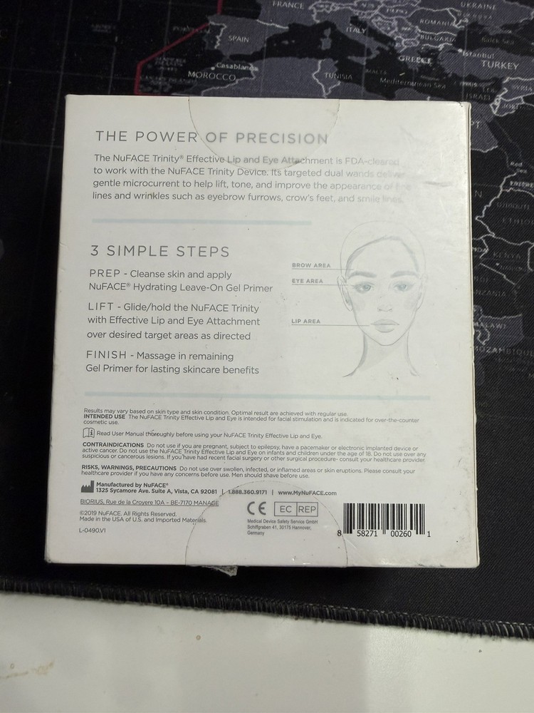 NuFACE® TRINITY ATTACHMENT EFFECTIVE LIP AND EYE