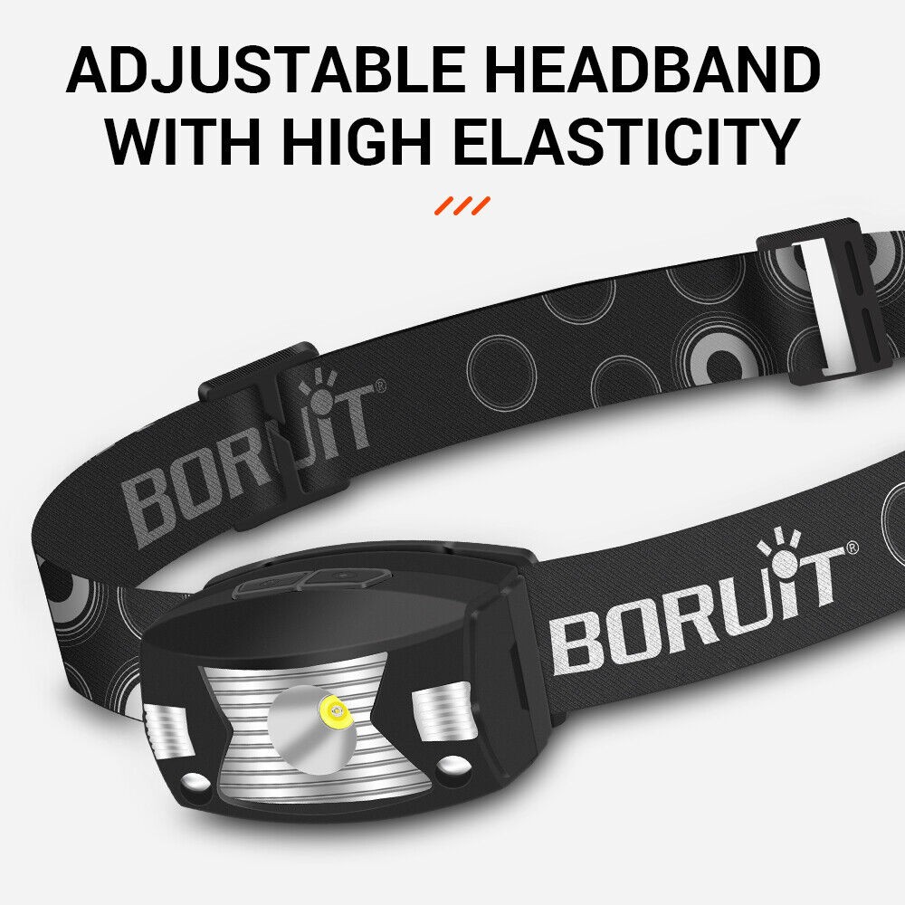 USB Rechargeable LED Headlamp Flashlight Headlight Head Torch Waterproof Sensor
