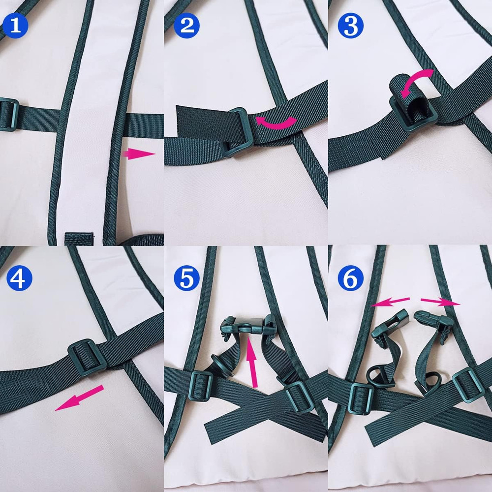 2 Pieces Backpack Chest Strap Adjustable Chest Harness Backpack Accessory Strap