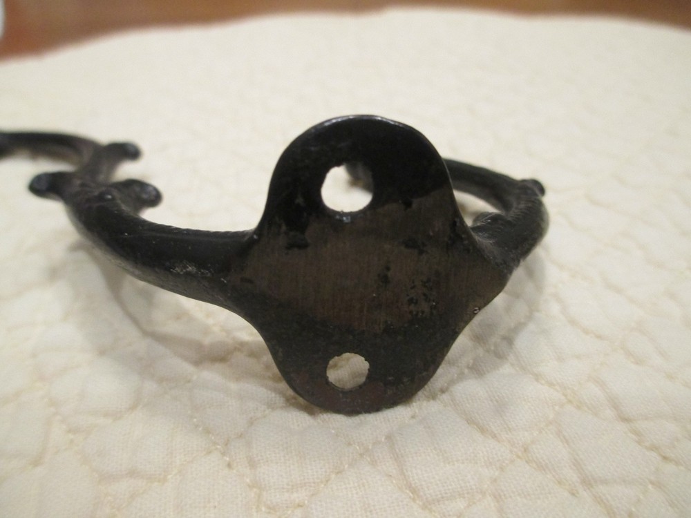 Vintage Wall Hook - Black Cast Iron