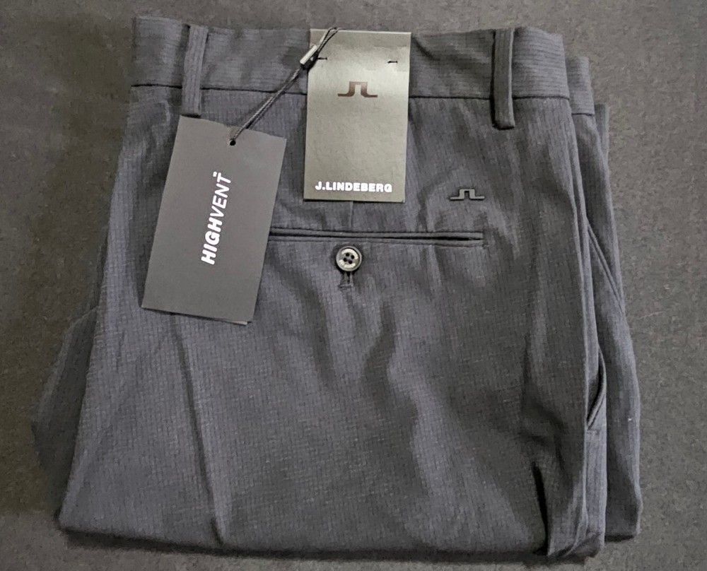 J Lindeberg High Vent Golf Performance Stretch Short - Size 38 Black
