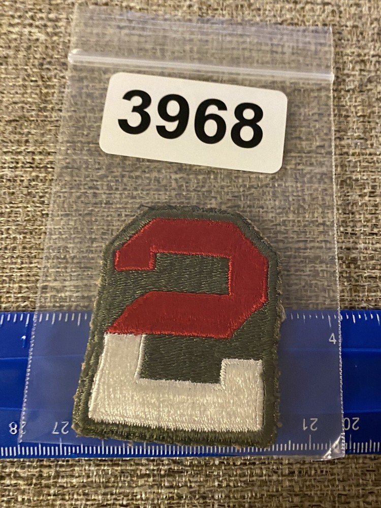US Army 2nd Patch WWII Era INV3968