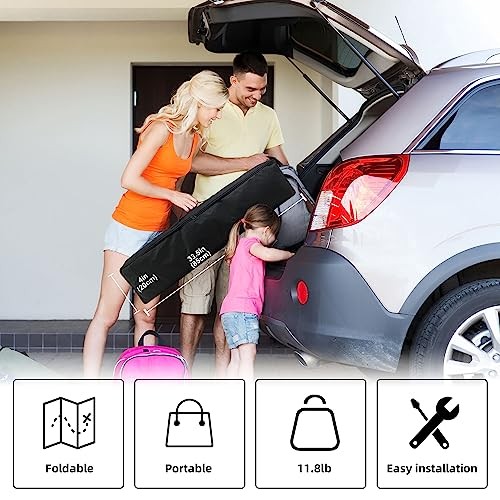 Projector Screen with Stand, Portable and Foldable Projection Screen 150 inch