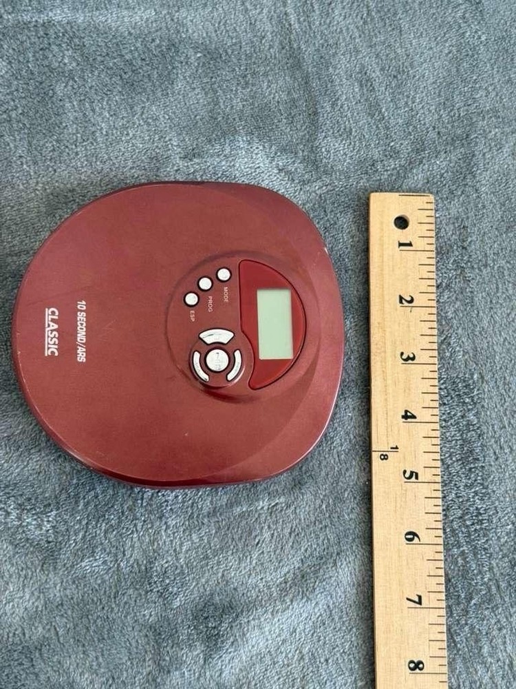 Craig Portable Compact Disc Player CD Player CD2808A Red VNT Working