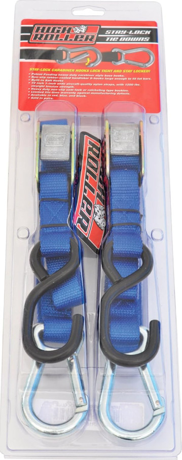 HIGH ROLLER CAM-LOCK TIE DOWN BLUE     29-2041