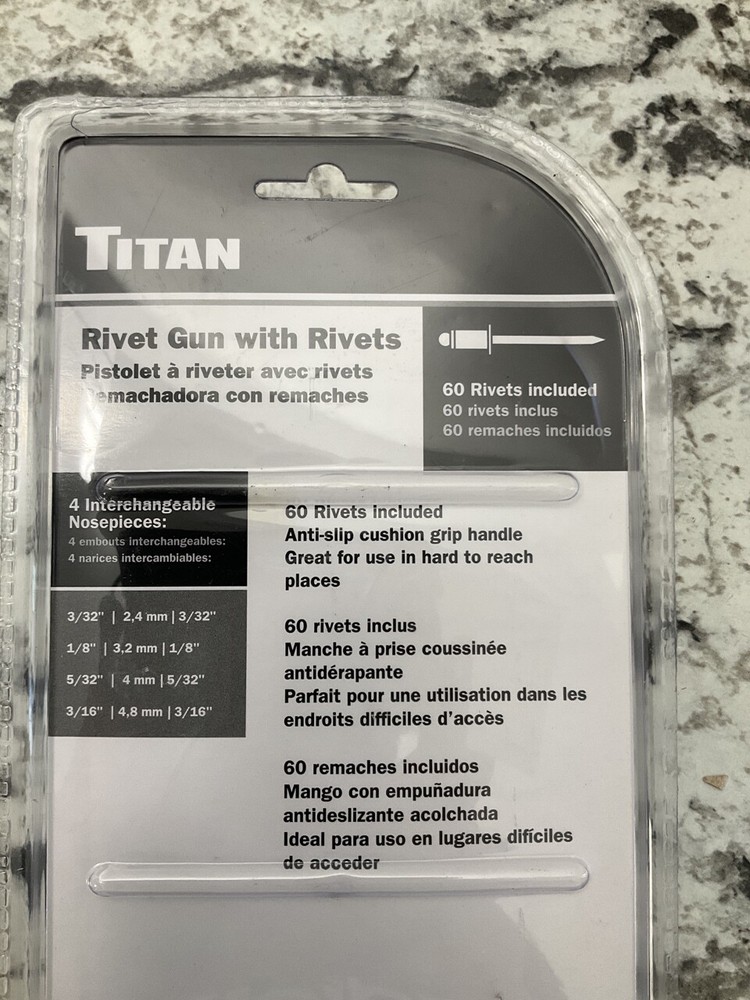 Titan 15052 10" Rivet Gun With Rivets