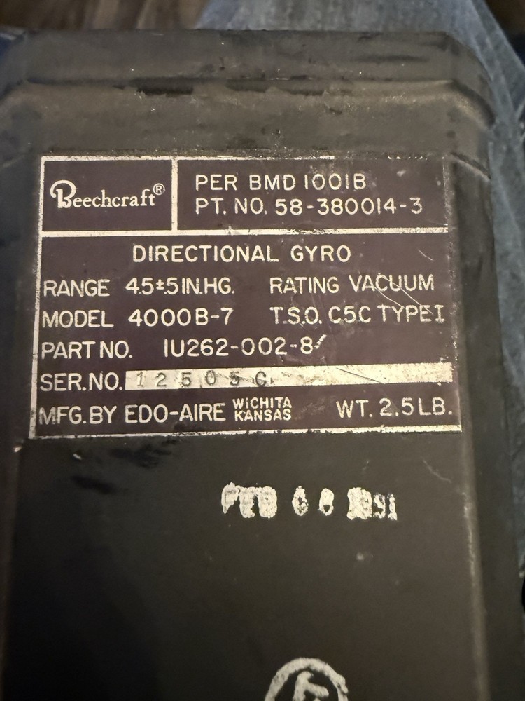 Directional Gyro Beachcraft