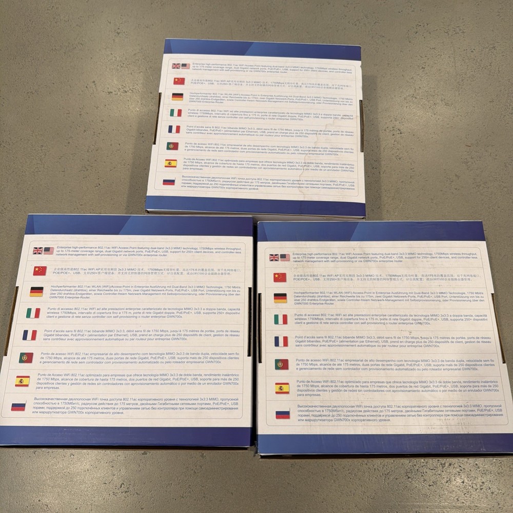 Grandstream GWN7610 Access Point - White 3pc