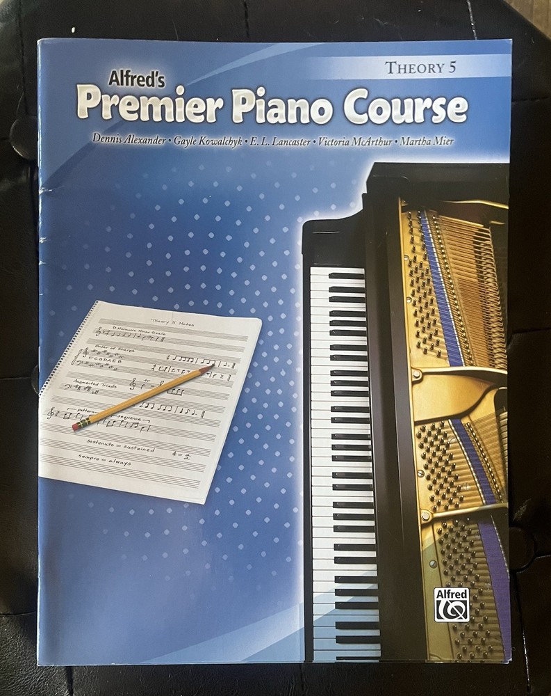 Alfred’s Premier Piano Course Theory Book Number Five