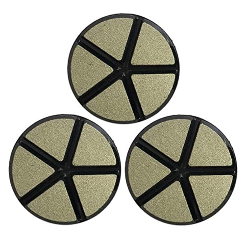 3" Ceramic Transitional Concrete Diamond Grinding Pads, Ceramic Bond #100 Grit