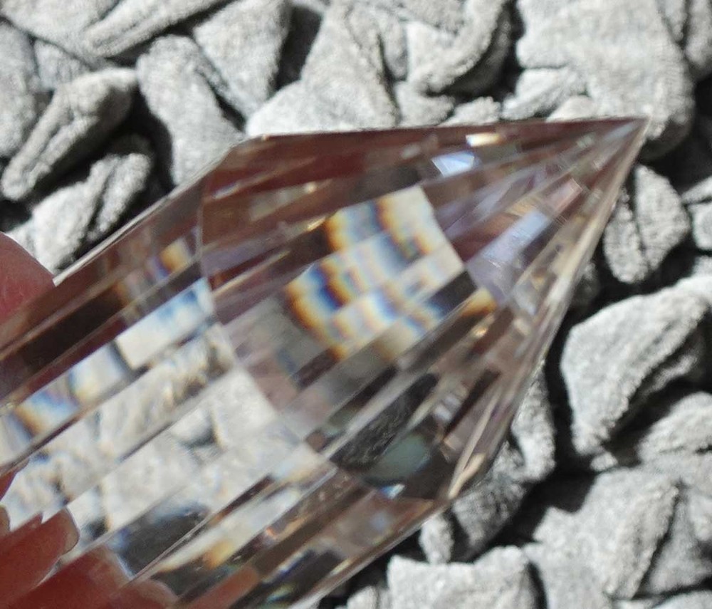 Clear Quartz Vogel 24-sided Crystal - v2005