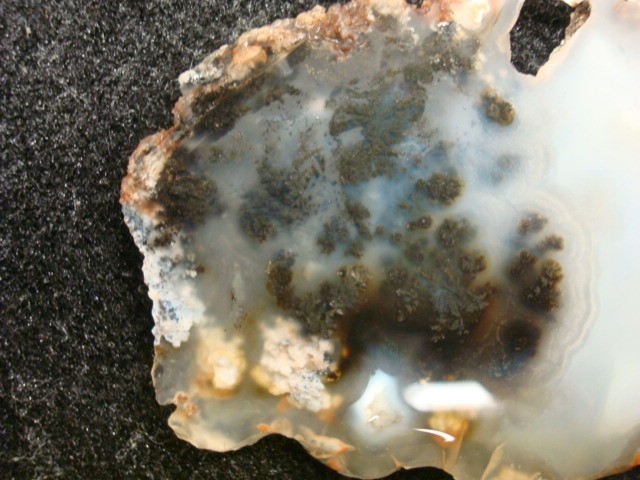 plume agate slab