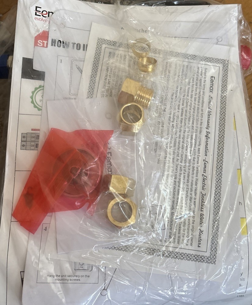 Eemax EEM24013 13kw Electric Tankless Water Heater - Blue - NEW OPENED BOX!!!!