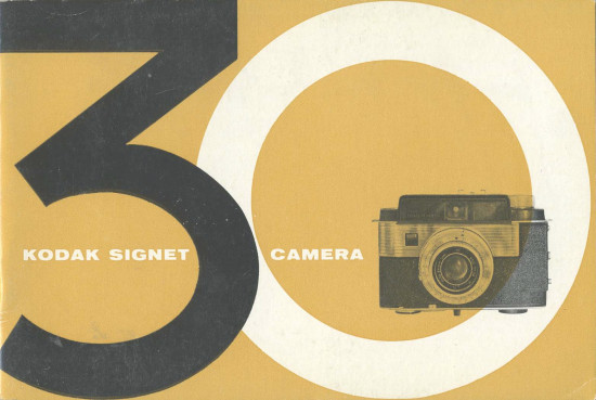 Kodak Signet 30 Camera Instruction Manual