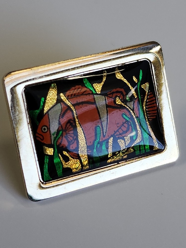 Anemone & Clownfish Lapel Pin