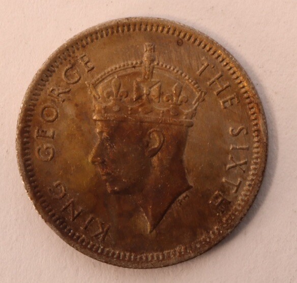 Malaya 1950 10 Cent 19.5mm KM# 8